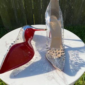 CHRISTIAN LOUBOUTIN - GROTIKA SPIKE HEELS